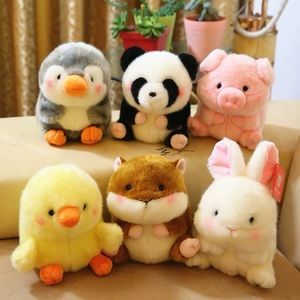 Lovely Pig Penguin Panda Hamster Chick Sea Lion Soft Stuffed Doll Plush Toy